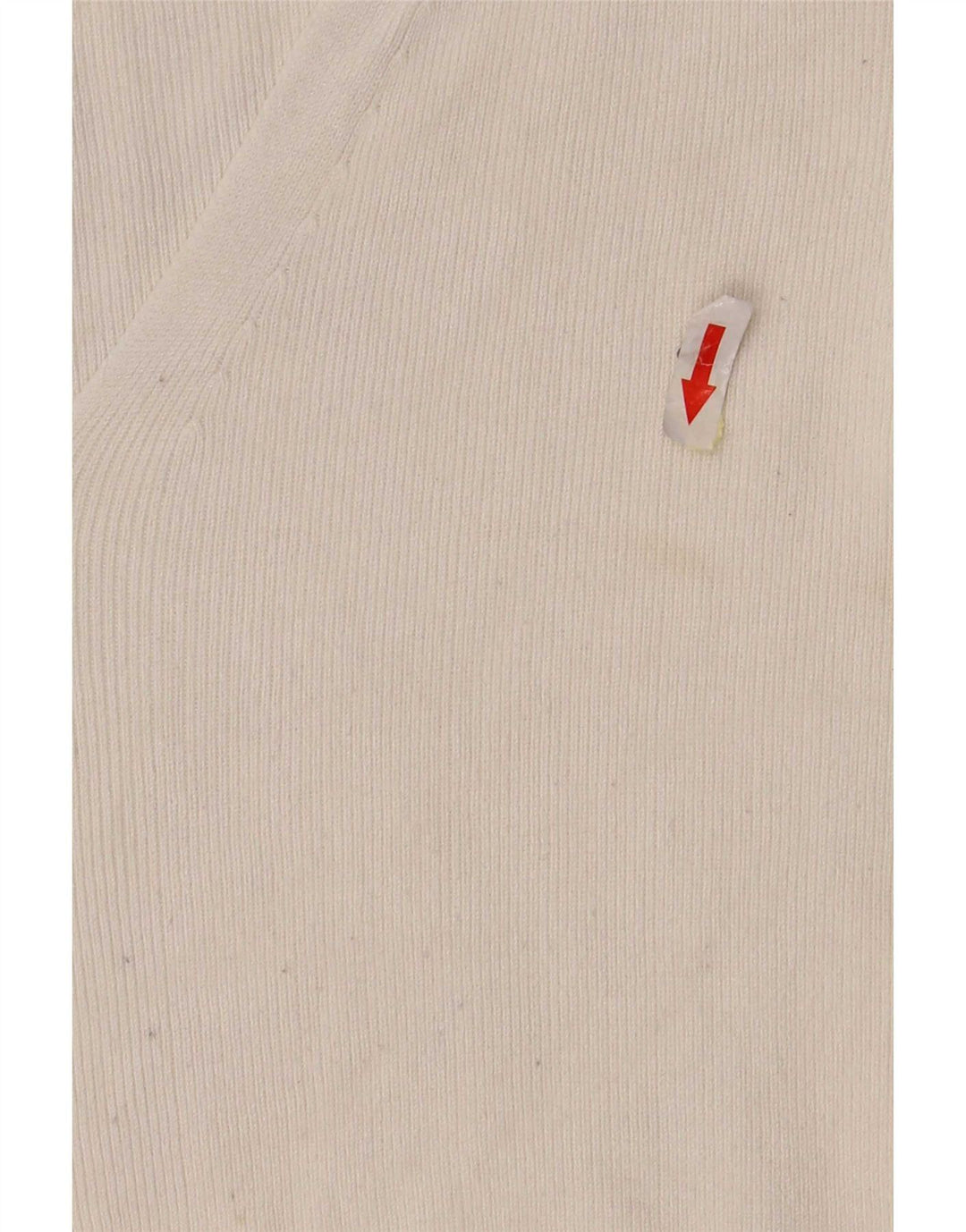 Top in camicetta senza maniche da donna Marks & Spencer UK 14 Viscosa bianco sporco medio