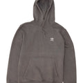 Felpa con cappuccio da uomo Adidas Small in cotone grigio