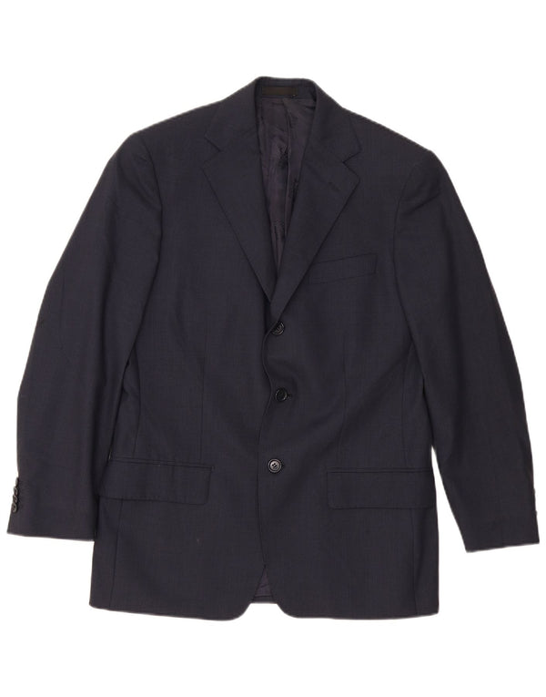 Giacca blazer da uomo a 3 bottoni Boggi UK 36 Small Blu Navy