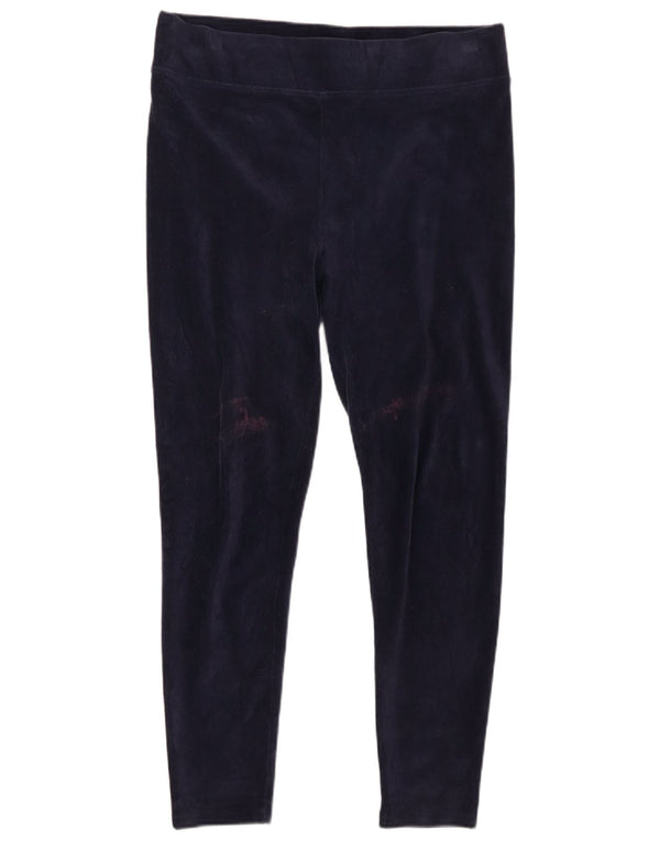 Leggings da donna Marks & Spencer UK 16 grande cotone blu navy