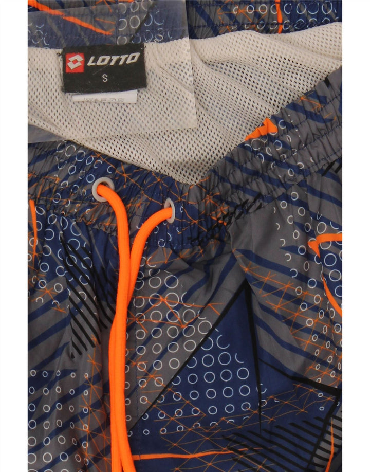 LOTTO Mens Graphic Swimming Shorts Small  Multicoloured Geometric