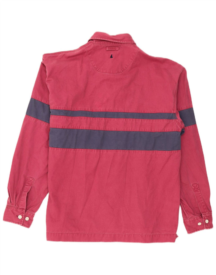 Camicia pullover da uomo Musto grande cotone a righe rosse