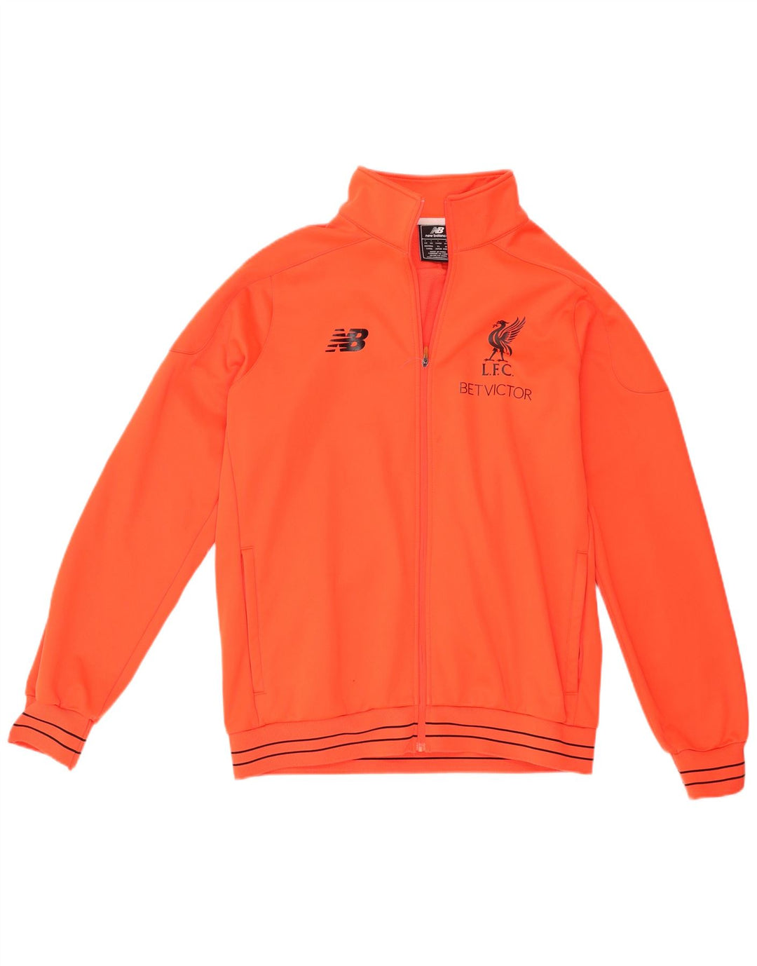Giacca da uomo con grafica New Balance Liverpool Graphic, giacca grande arancione