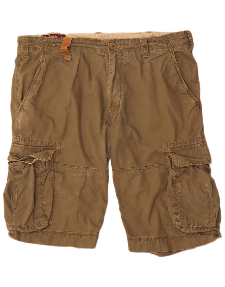Pantaloncini cargo da uomo Marlboro Classics W38 XL cotone kaki