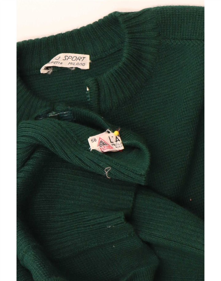 Maglione Cardigan Uomo L'ALPINA IT 50 Verde Medio