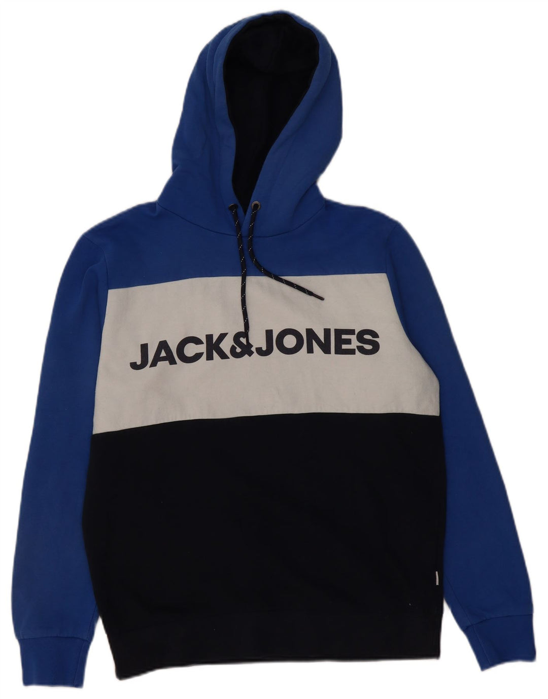 Jack & Jones - Felpa con cappuccio grafica da uomo, colore medio, multicolore