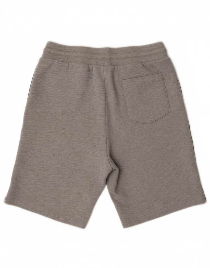 Pantaloncini sportivi grafici da uomo Tommy Hilfiger in cotone grigio medio