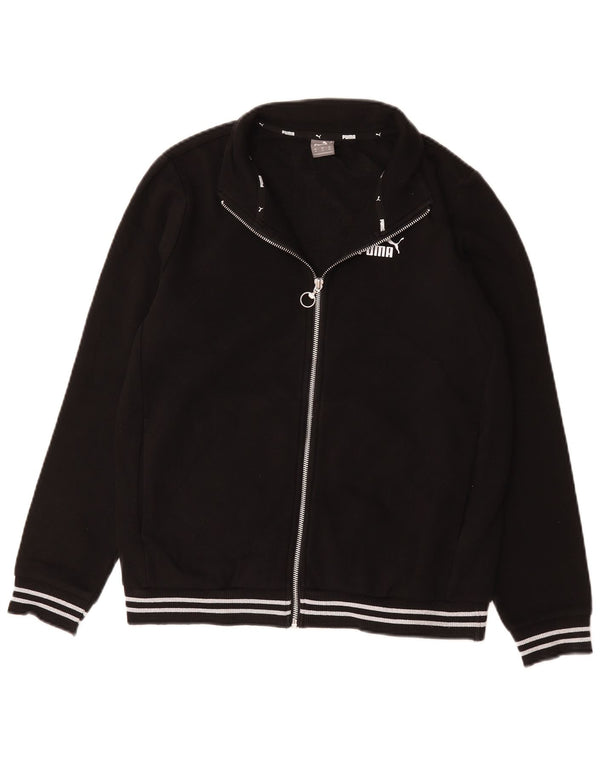 Puma Mens Tracksuit Top Jacket Medium Black Cotton