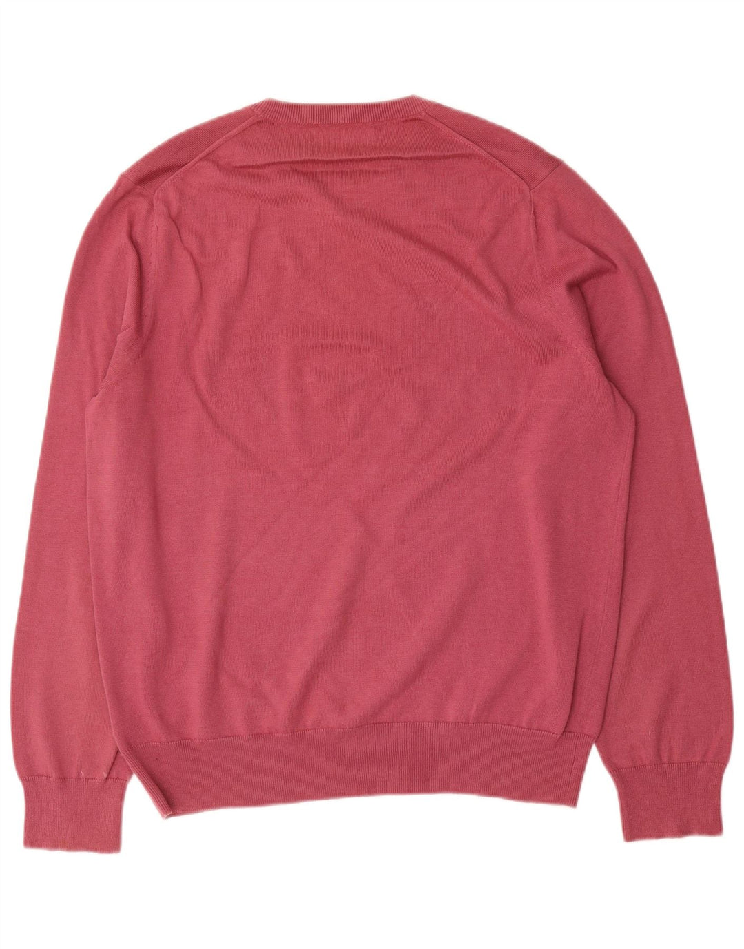 Maglione maglione girocollo da uomo Marks & Spencer grande cotone rosso