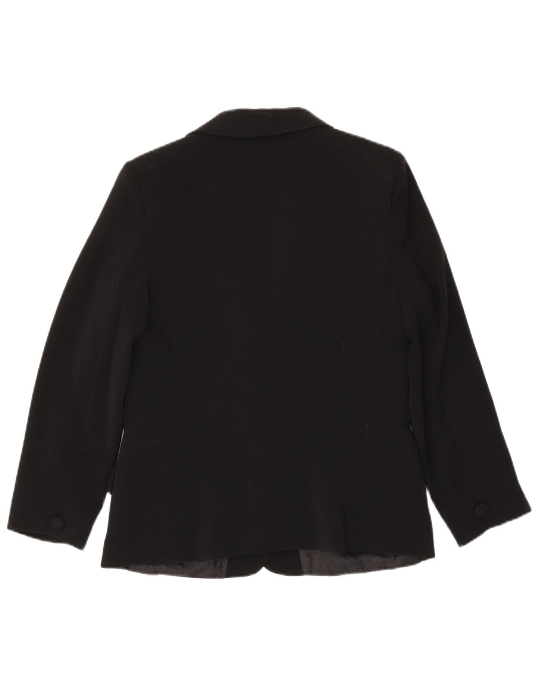 Giacca Blazer a 2 Bottoni da Donna Luisa Spagnoli IT 46 Large Poliestere Nero