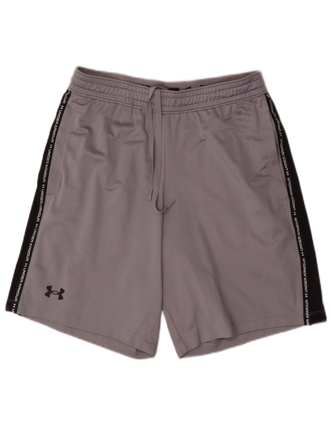 Pantaloncini sportivi grafici da uomo Under Armour Poliestere color block grigio medio