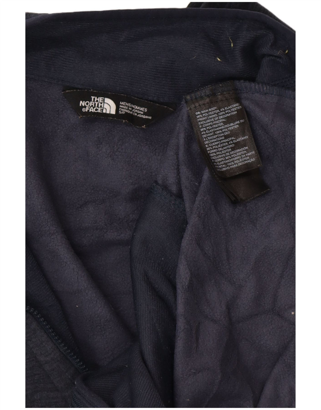 THE NORTH FACE Giacca da tuta da uomo piccola in poliestere screziato blu navy