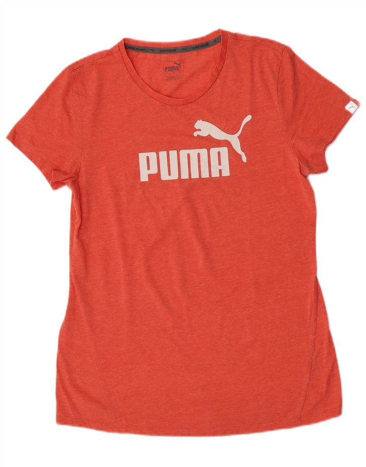 Maglietta grafica da donna Puma Top UK 14 Large Arancione
