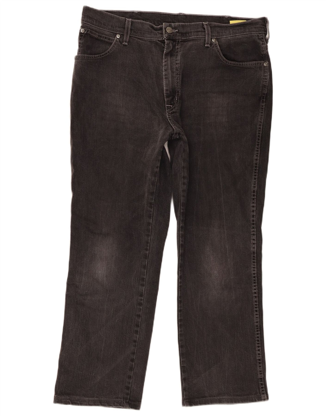 Jeans dritti da uomo Wrangler W38 L27 cotone grigio