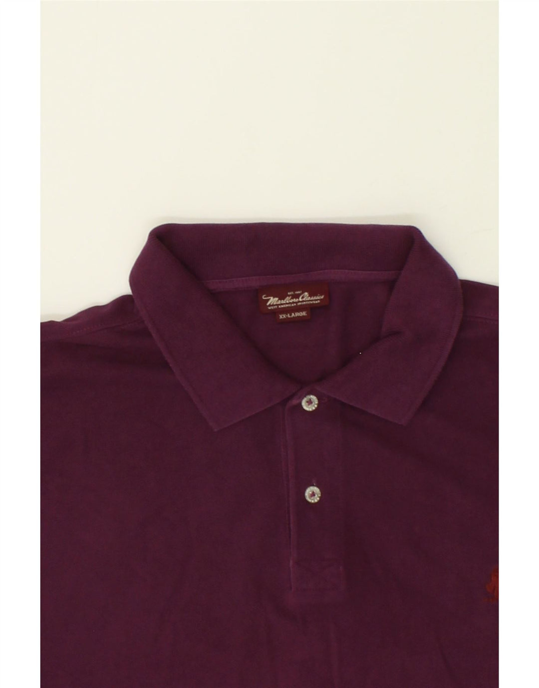 Polo da uomo MARLBORO CLASSICS 2XL cotone viola