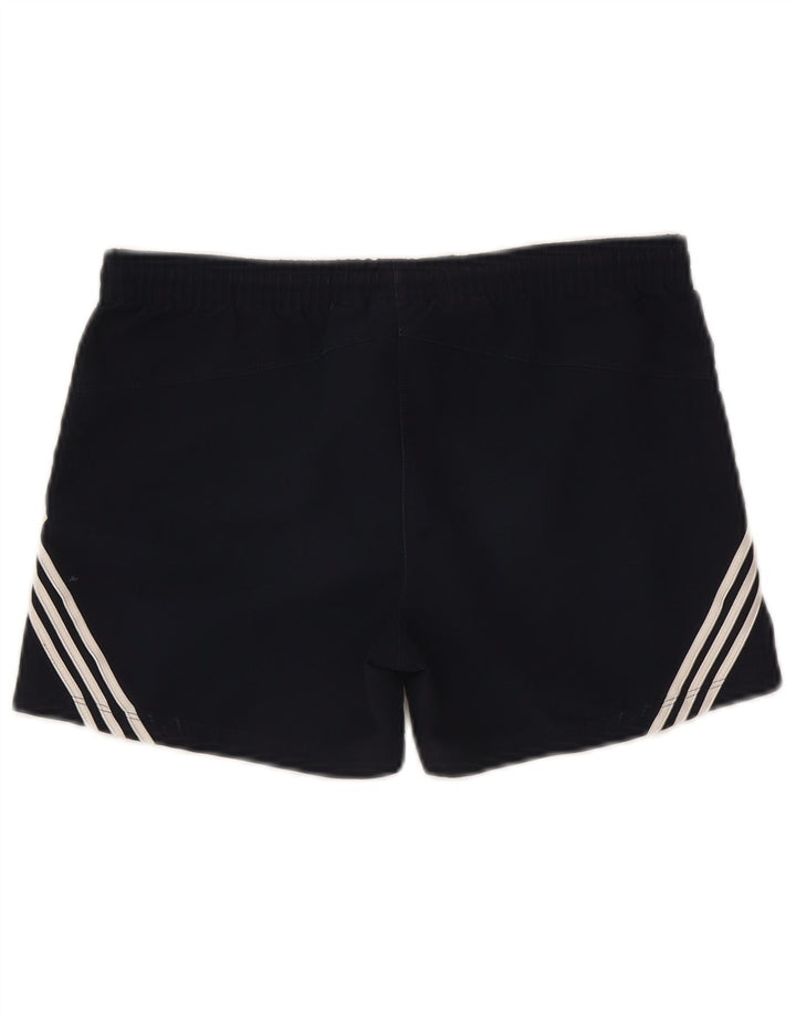 Pantaloncini sportivi Adidas da ragazzo 13-14 anni in poliestere blu navy
