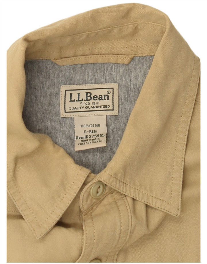 Camicia da uomo L.L.BEAN piccola in cotone beige
