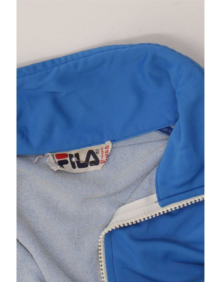 Giacca da ginnastica da uomo Fila IT 48 blu medio a righe