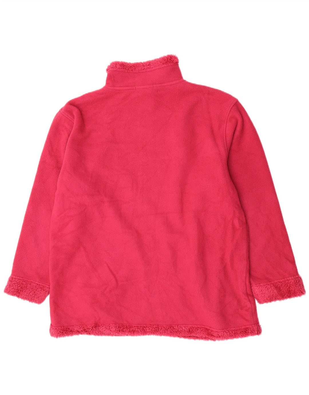 Giacca in pile oversize da donna Essentials UK 18 XL poliestere rosa