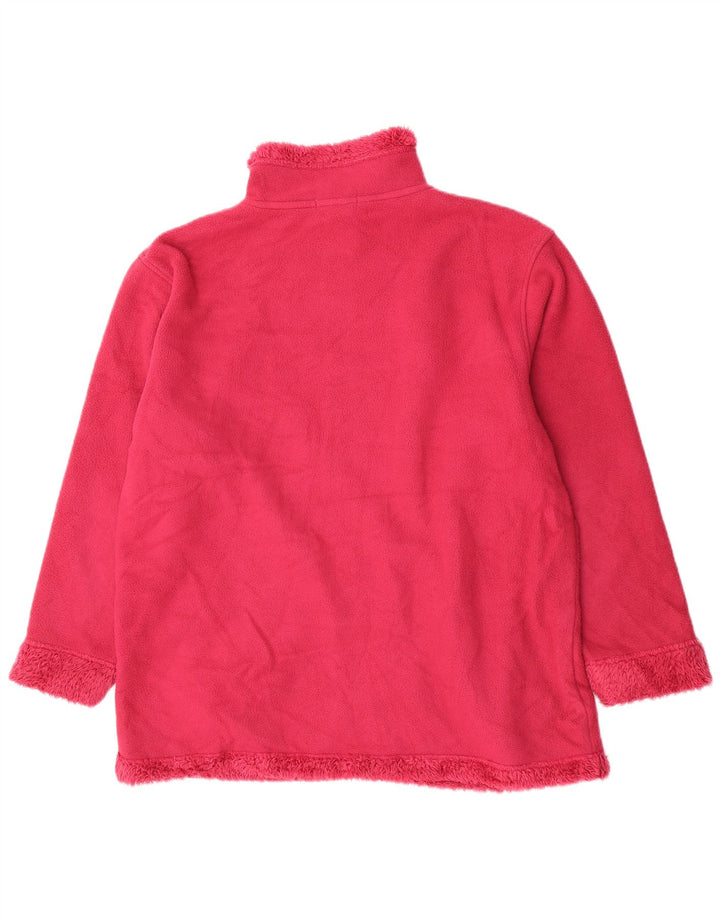 Giacca in pile oversize da donna Essentials UK 18 XL poliestere rosa