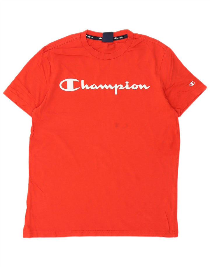 T-shirt grafica da uomo Champion XS rossa