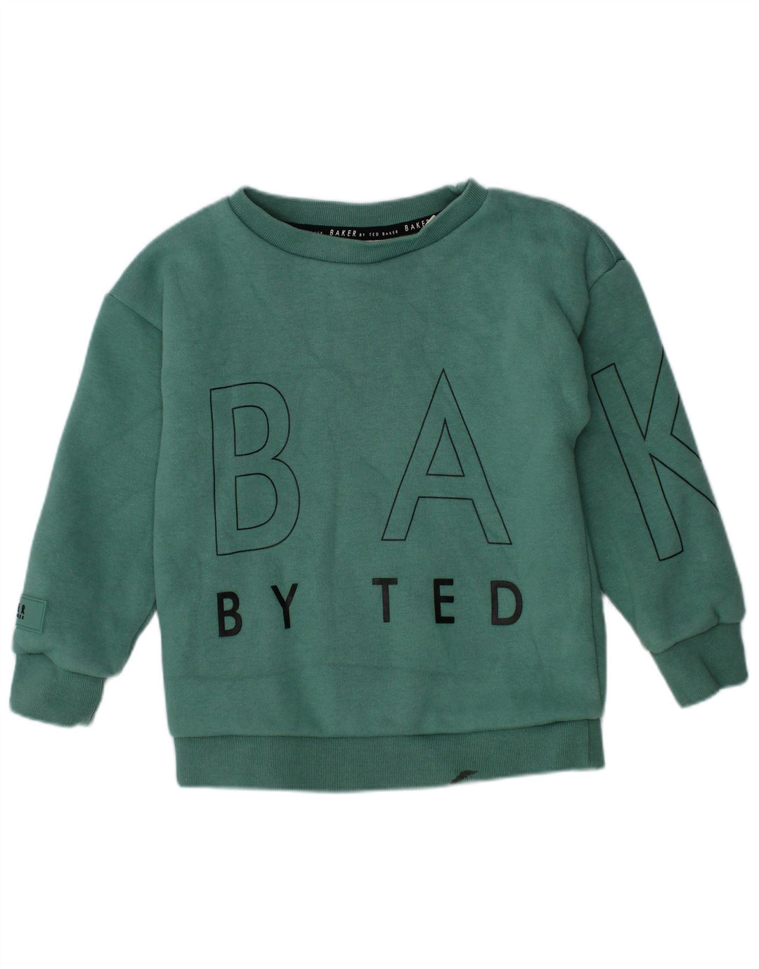 Felpa grafica da ragazzo Ted Baker, 2-3 anni, cotone verde