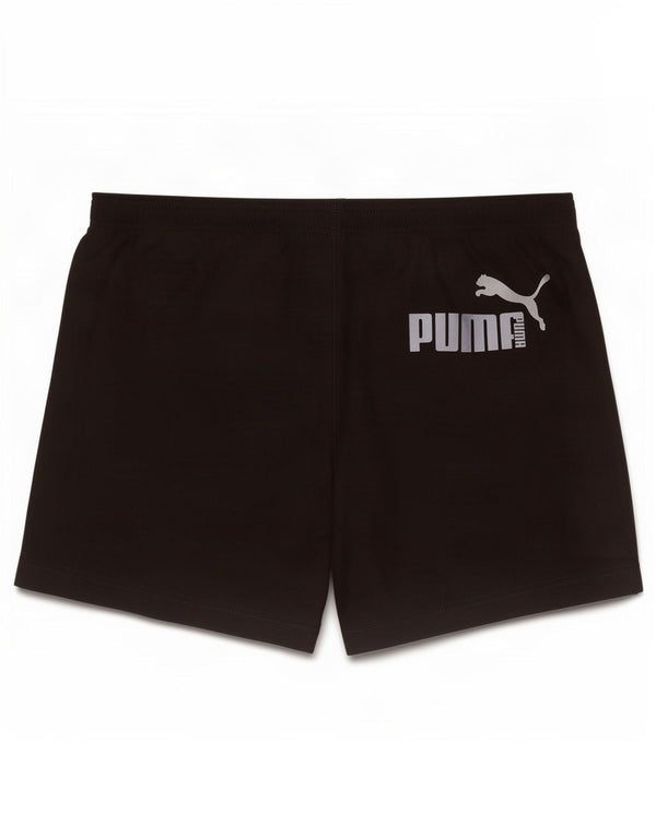 Pantaloncini sportivi grafici da uomo Puma Large neri