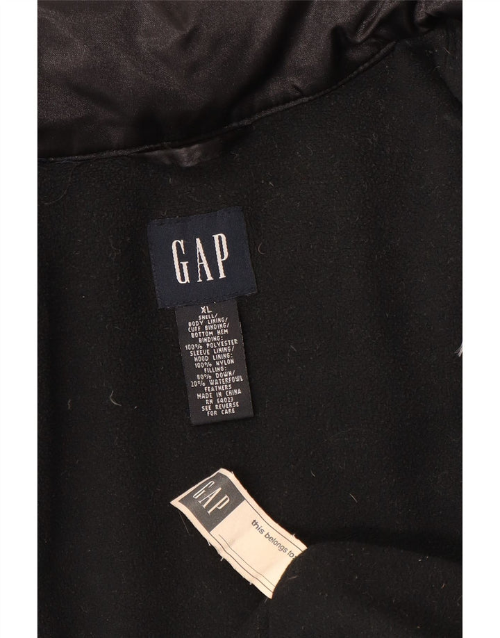 Giacca imbottita da donna Gap UK 18 XL poliestere nero