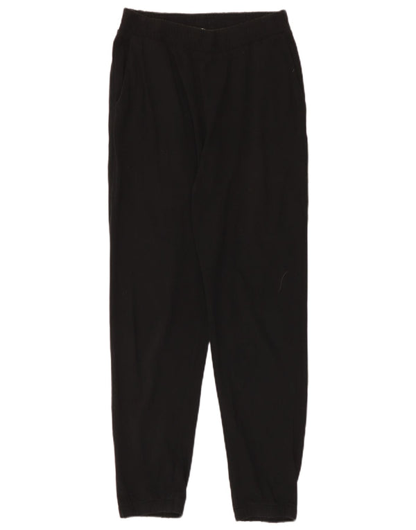Pantaloni da tuta da donna Zara Joggers UK 8 piccoli in cotone nero