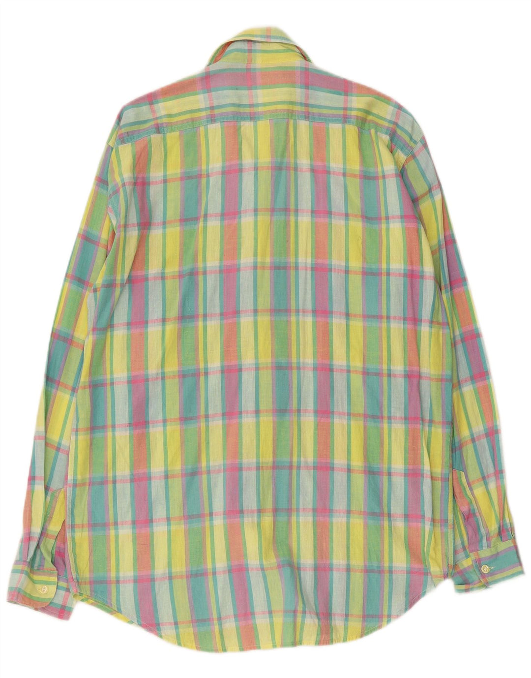 Borsalino Camicia Uomo Cotone Check Multicolor Medio