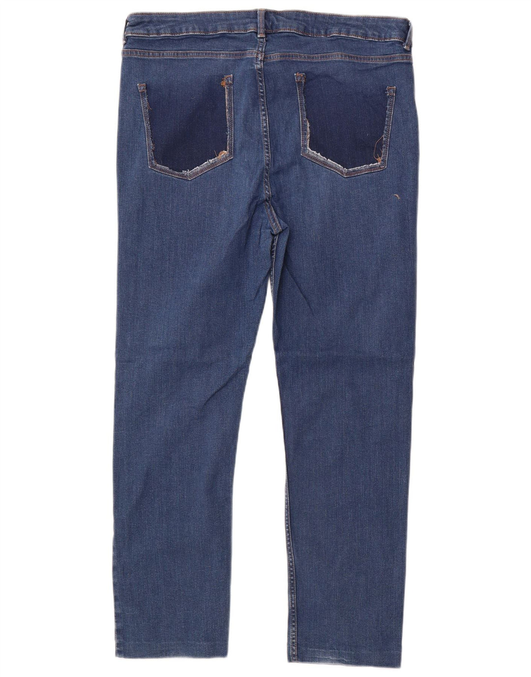 Jeans dritti da donna Marks & Spencer UK 18 XL W36 L28 Cotone blu