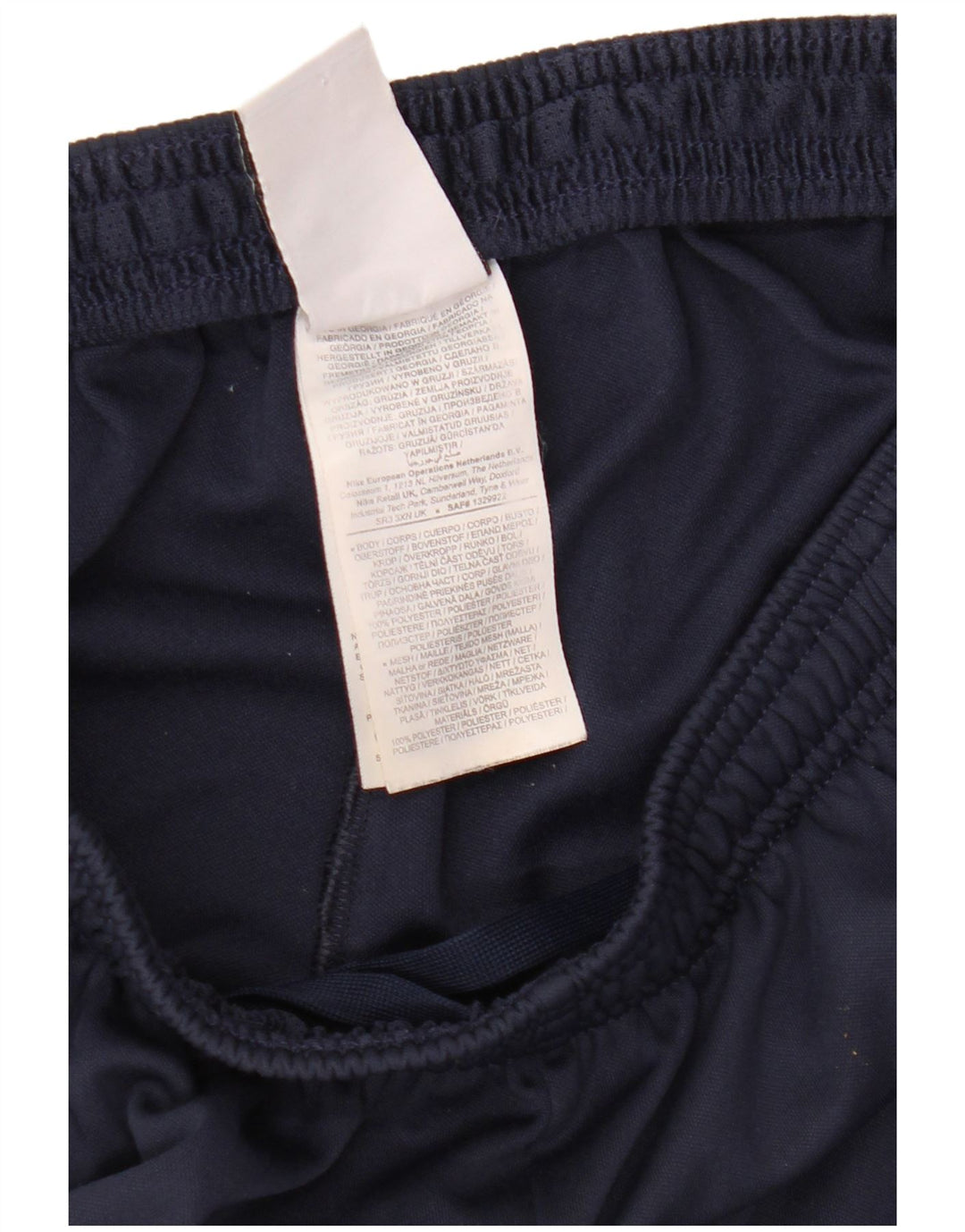 Pantaloni da tuta Nike Dri Fit da uomo, grandi, in poliestere blu navy