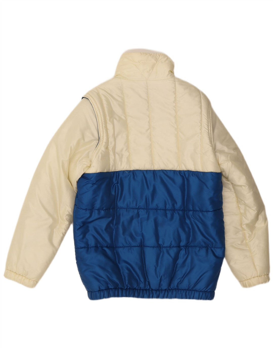 Giacca da sci vintage da uomo UK 36 Small Off White Colourblock