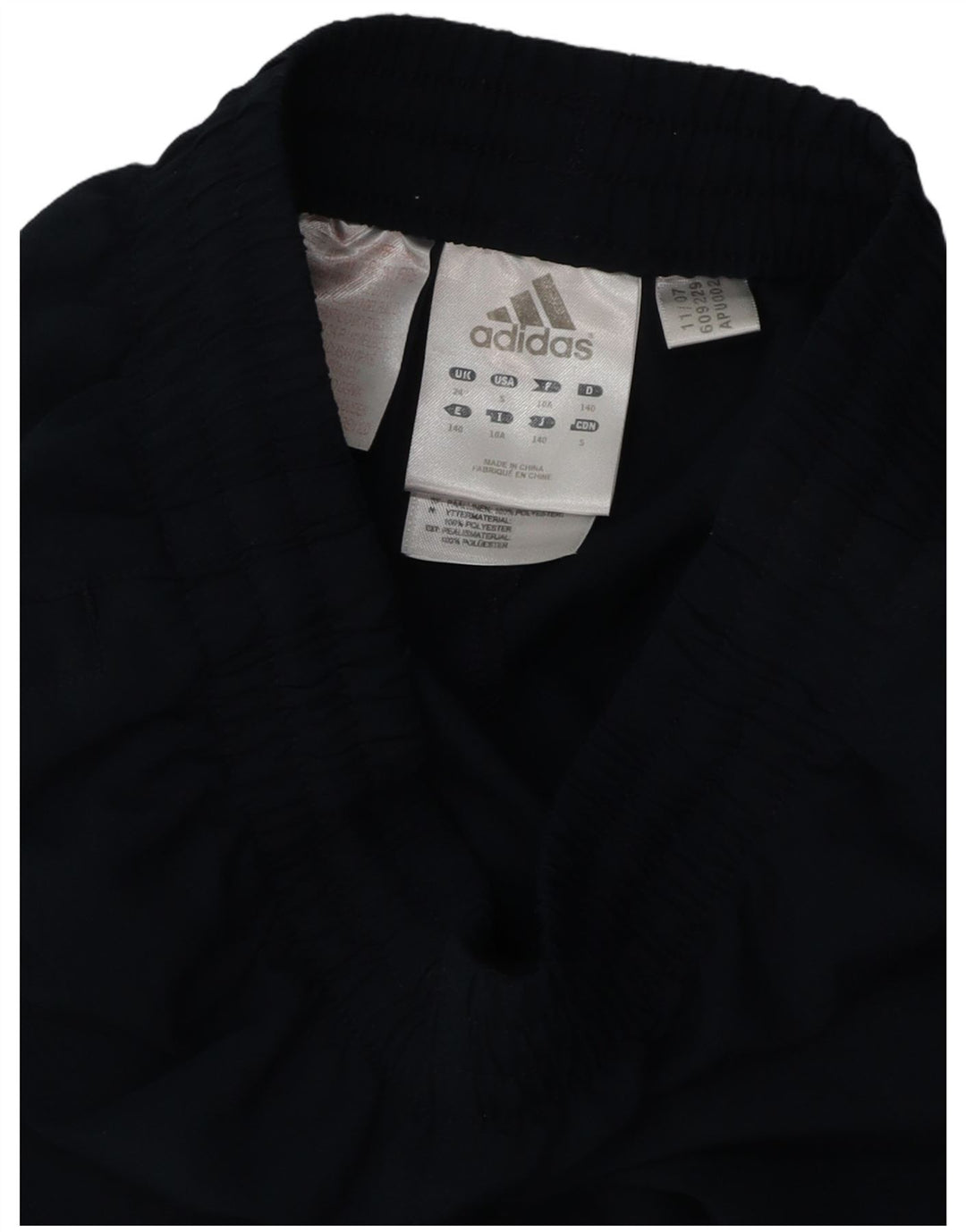 Pantaloni Tuta Bambina Adidas 9-10 Anni Blu Navy Poliestere