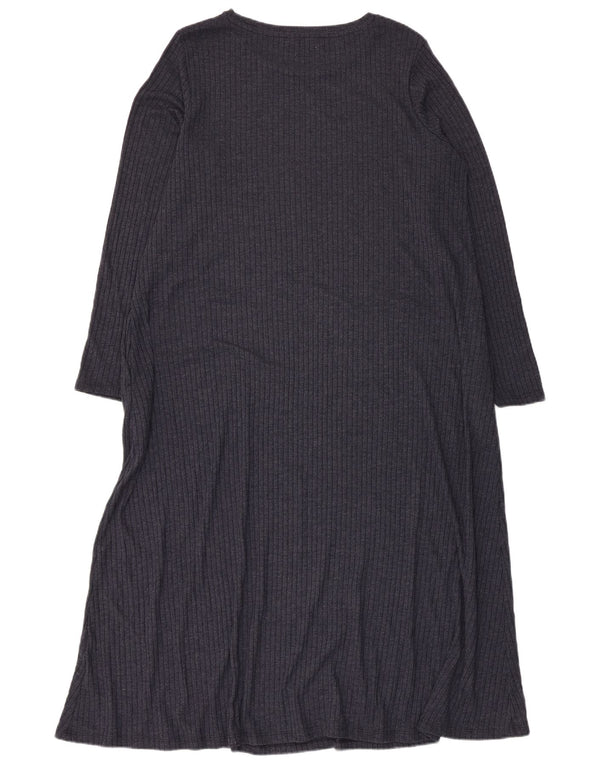 Abito maglione da donna Marks & Spencer UK 18 XL poliestere blu navy