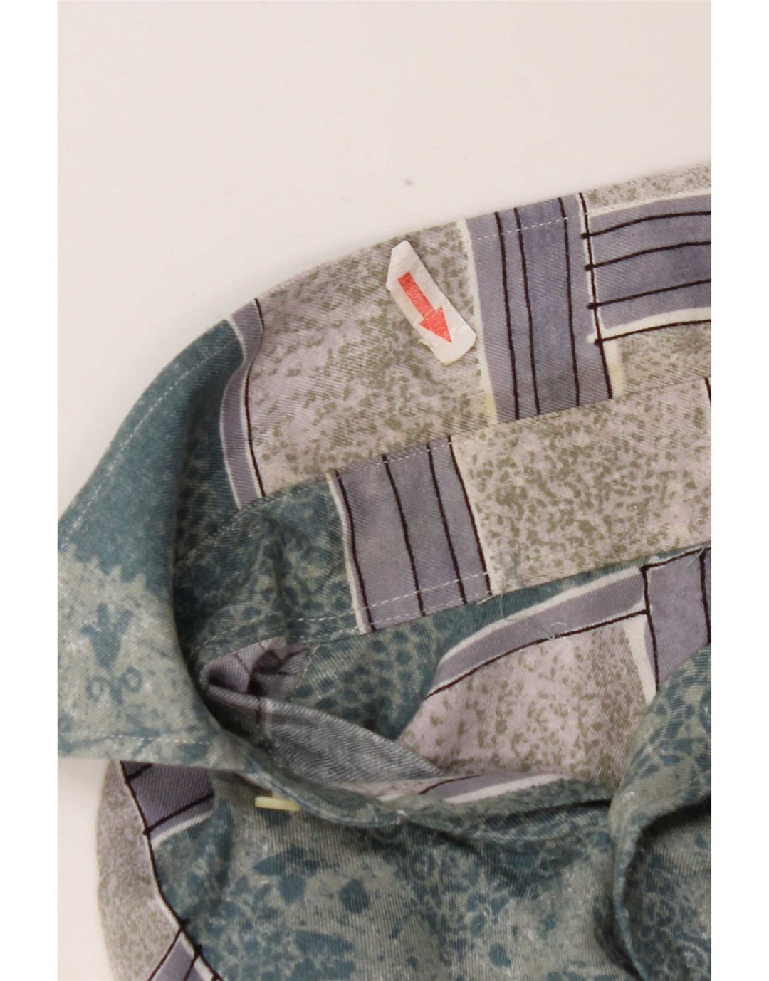 Camicia Uomo Fitzroy Large Verde Patchwork Viscosa