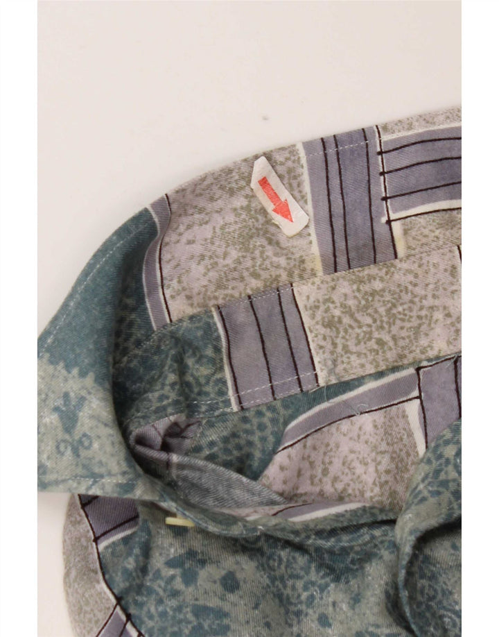 Camicia Uomo Fitzroy Large Verde Patchwork Viscosa