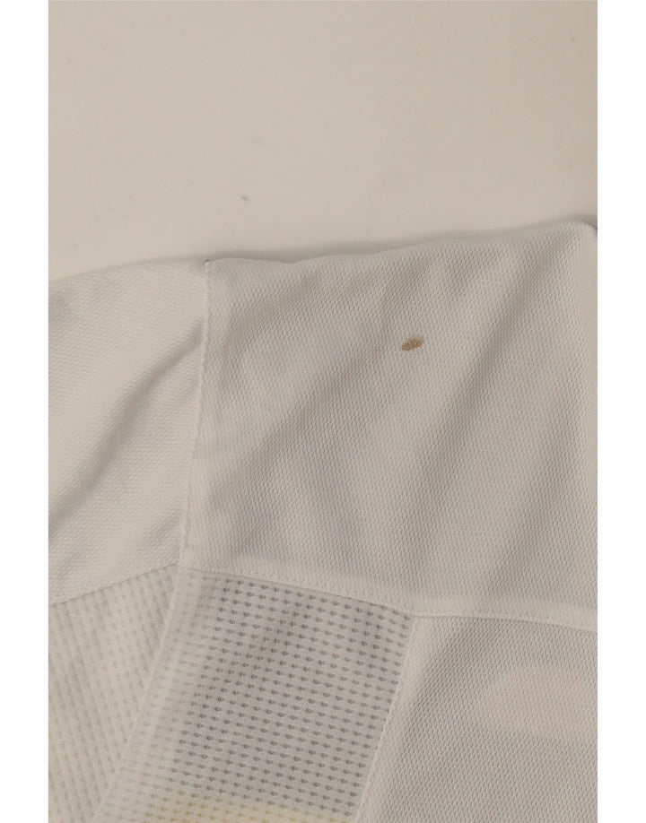 Polo da uomo ELLESSE Large in poliestere color block bianco