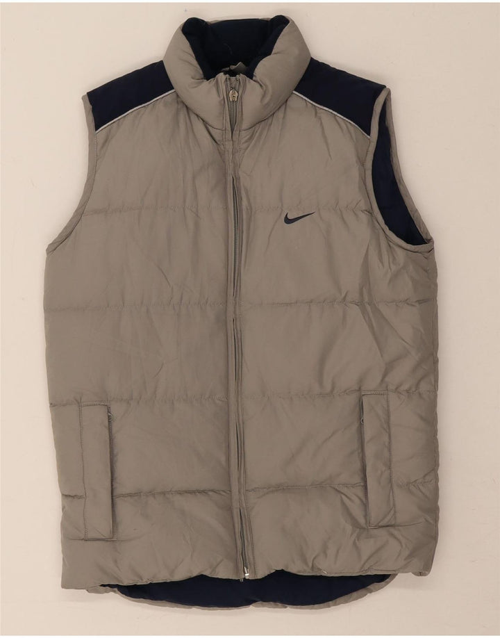 Gilet imbottito Nike per ragazzi 10-11 anni Poliestere color block grigio medio