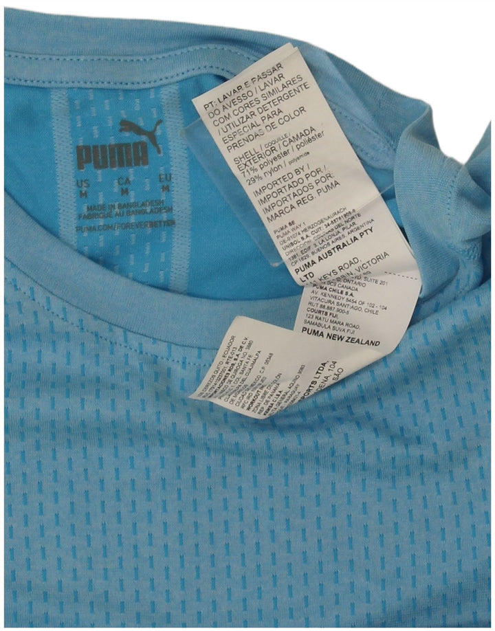 T-shirt da uomo Puma Top blu medio in poliestere