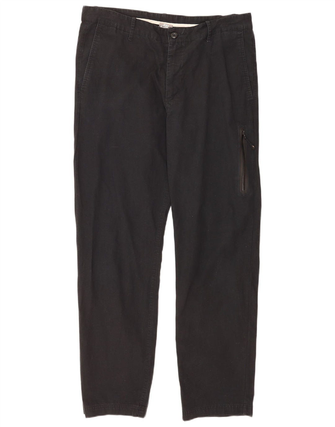 Pantaloni cargo dritti Nike da uomo W34 L30 cotone nero