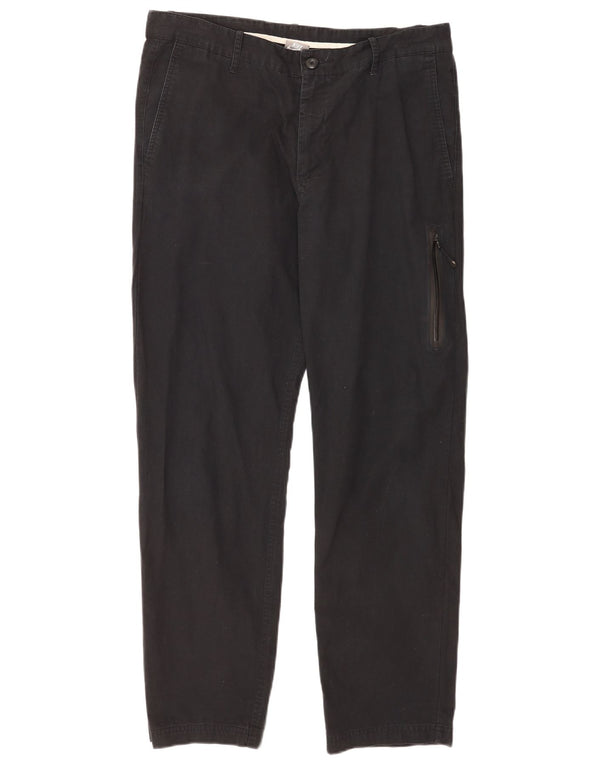 Pantaloni cargo dritti Nike da uomo W34 L30 cotone nero
