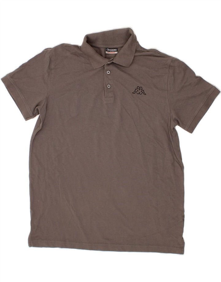 KAPPA Mens Polo Shirt XL Grey Cotton Vintage Kappa and Second-Hand Kappa from Messina Hembry 