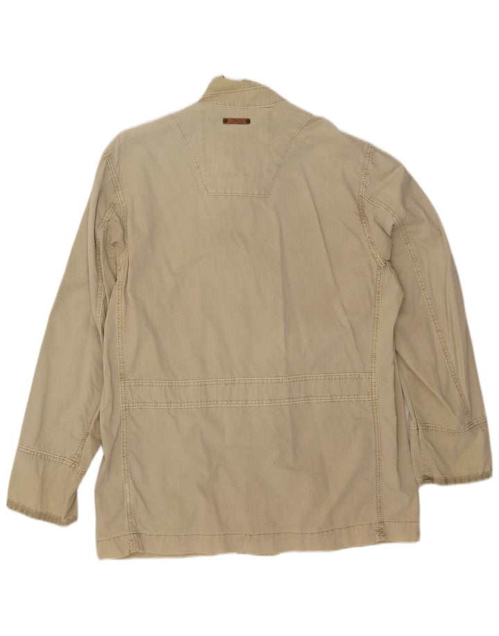 MARLBORO CLASSICS Giacca utilitaria da uomo UK 42 XL Cotone kaki