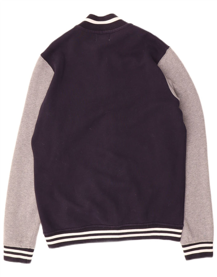 Converse Giacca grafica da uomo Varsity UK 40 Large Blu Navy Colourblock