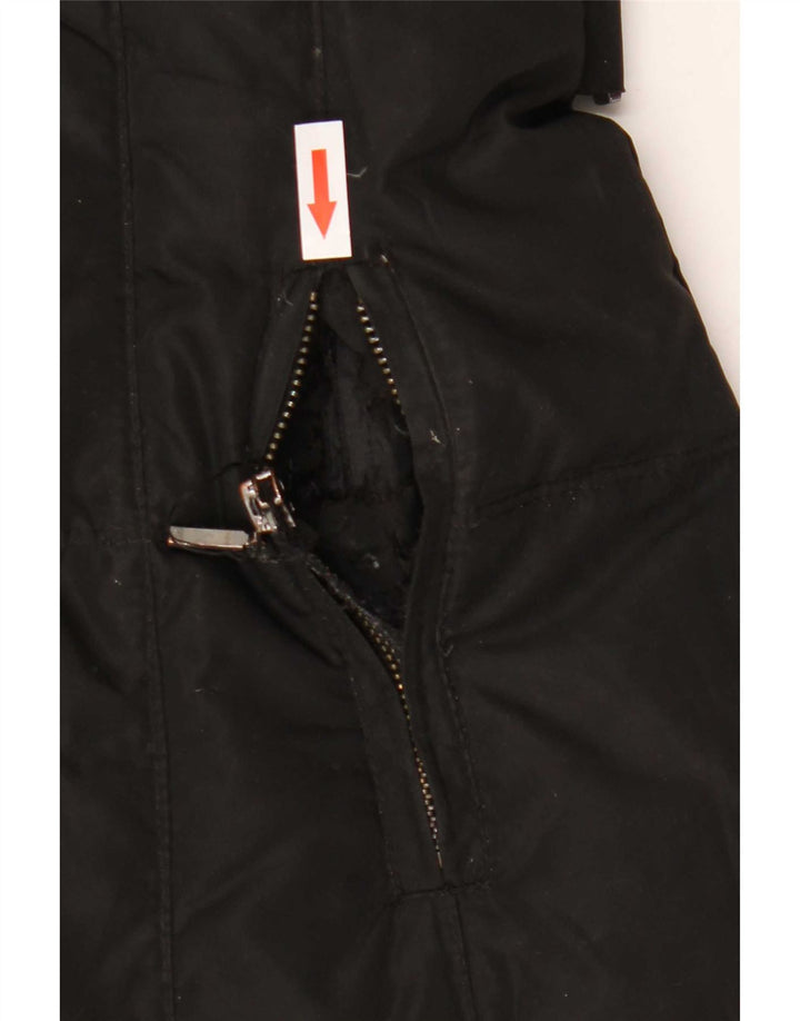 Cappotto imbottito da donna Zara UK 10 piccolo poliestere nero