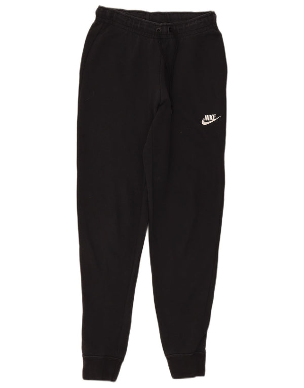 Pantaloni della tuta da donna Nike Joggers UK 6 XS cotone nero