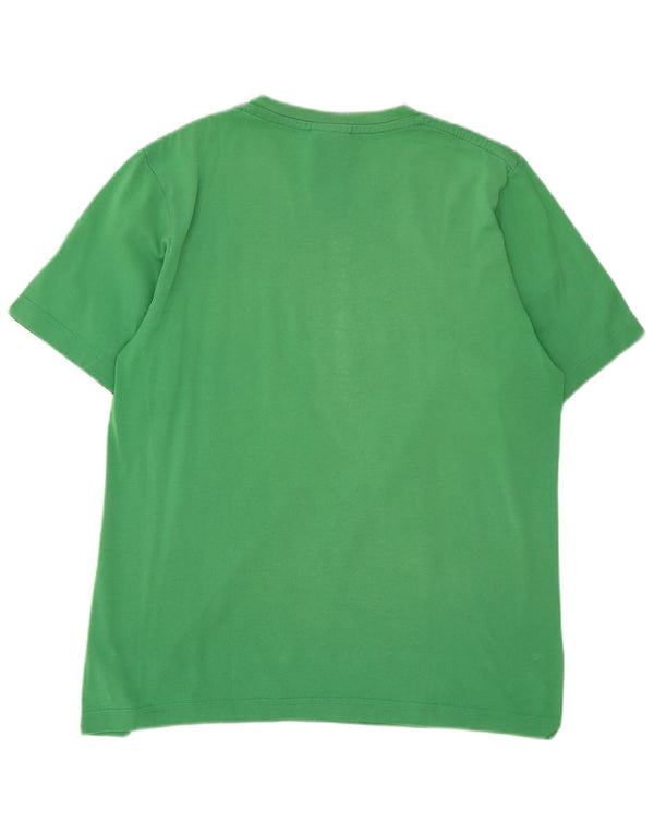 T-shirt grafica da uomo Nike Top UK 39/41 cotone verde medio