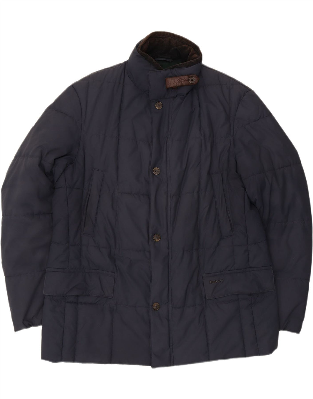 Giacca imbottita da uomo Barbour UK 42 XL poliestere blu navy
