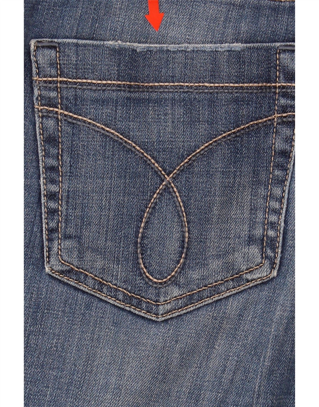 CALVIN KLEIN Womens Straight Jeans US 8 Medium W29 L31 Blue Vintage Calvin Klein and Second-Hand Calvin Klein from Messina Hembry 